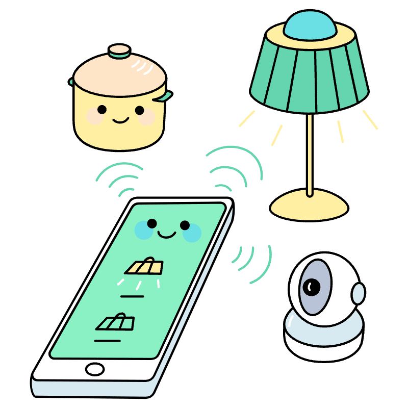 Smart Home Control App Illustration from Seoul Set