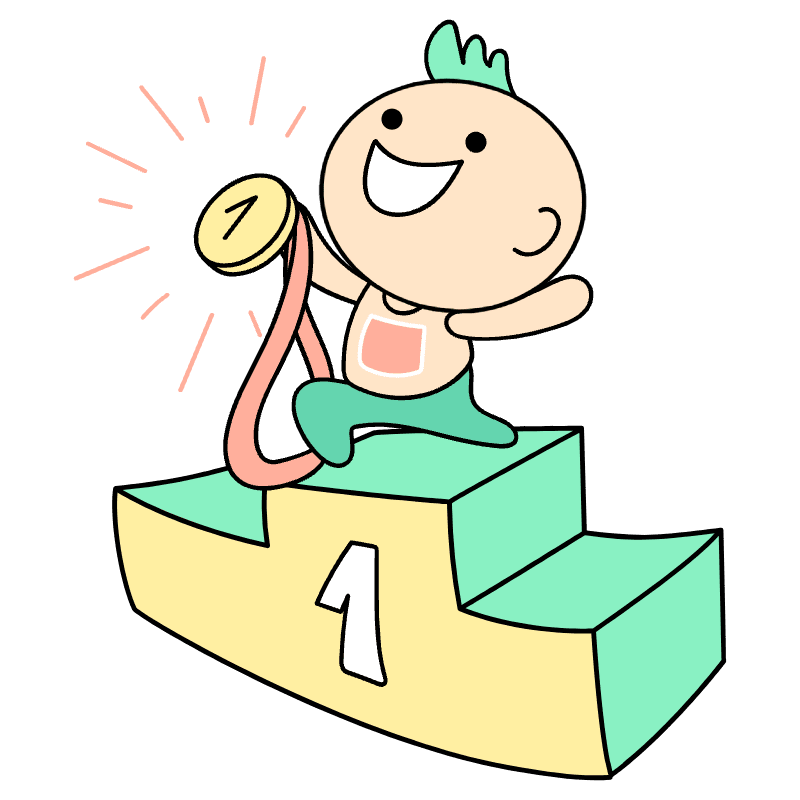 Podium Some One Get A Medal Illustration from Seoul Set