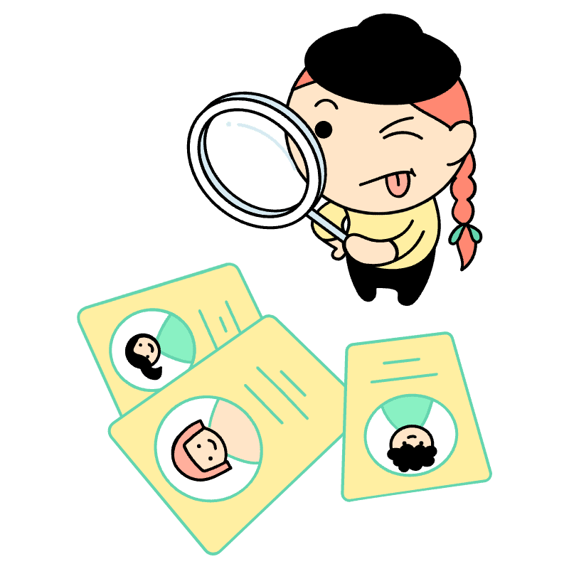 Search User Illustration from Seoul Set