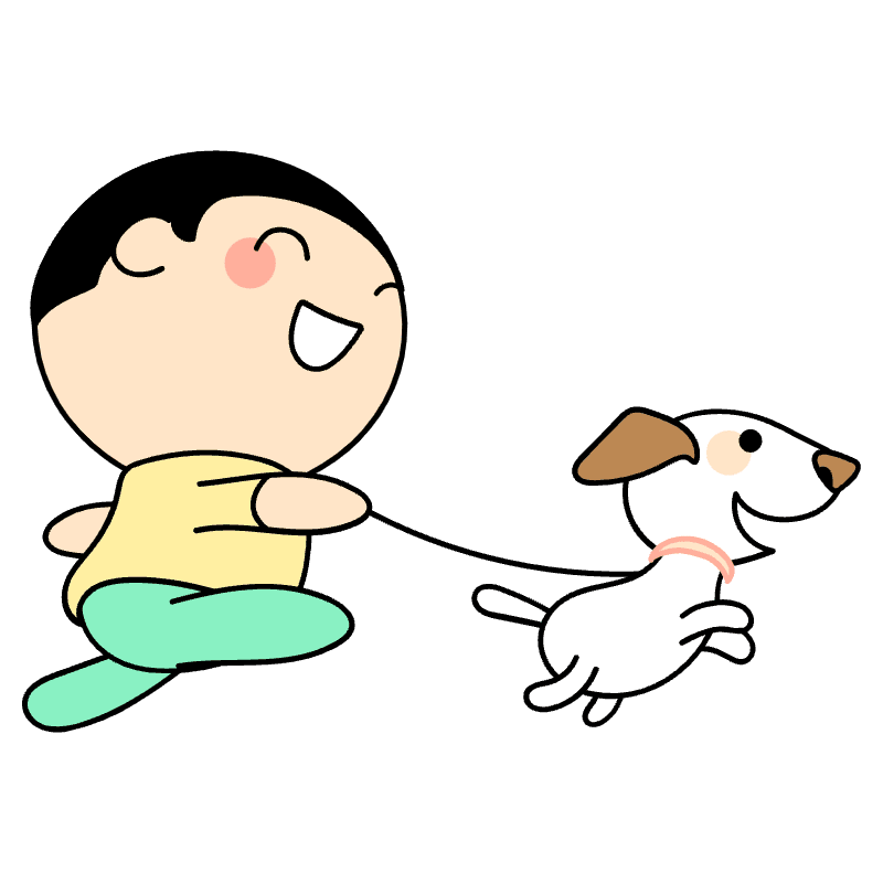 Walking A Dog Illustration from Seoul Set