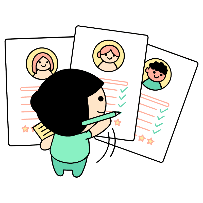 Evaluate Performance Employee Team Illustration from Seoul Set