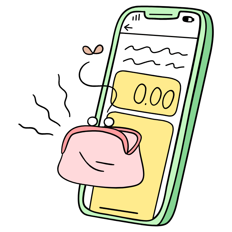 Empty Wallet 1 Illustration from Bruxelles Set