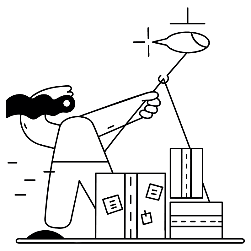 Shipping Illustration from New York Monoline Set