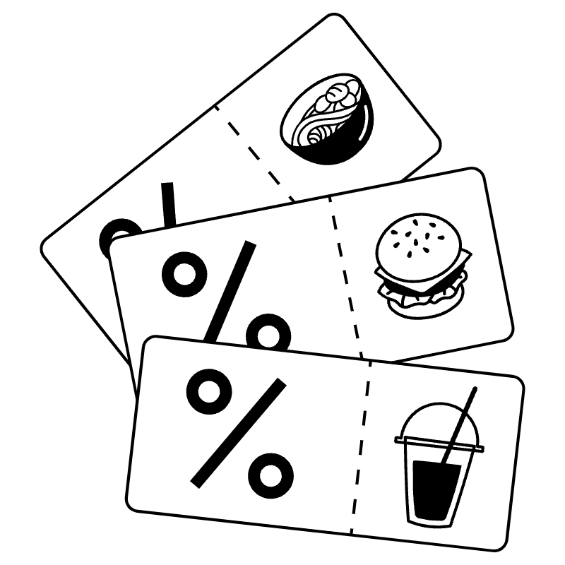 Using Discount Coupons 4 Illustration from Milano Set