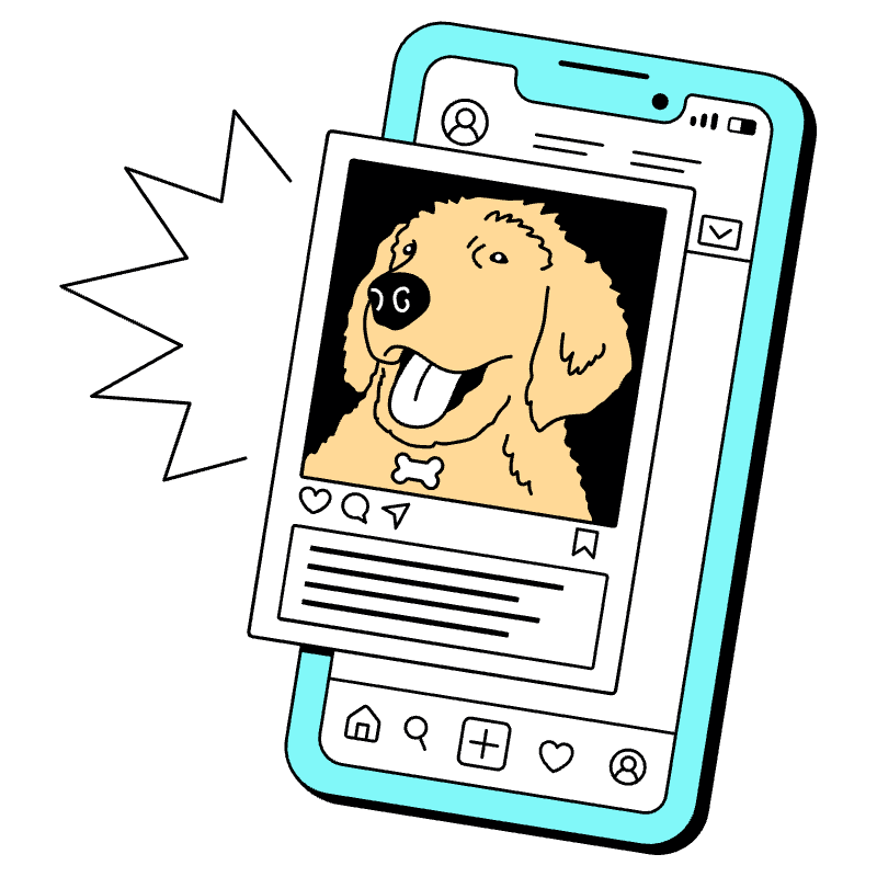 Create New Post Illustration from London Set