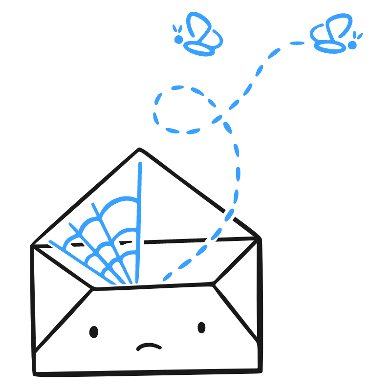 Empty Inbox Illustration from Brooklyn Set