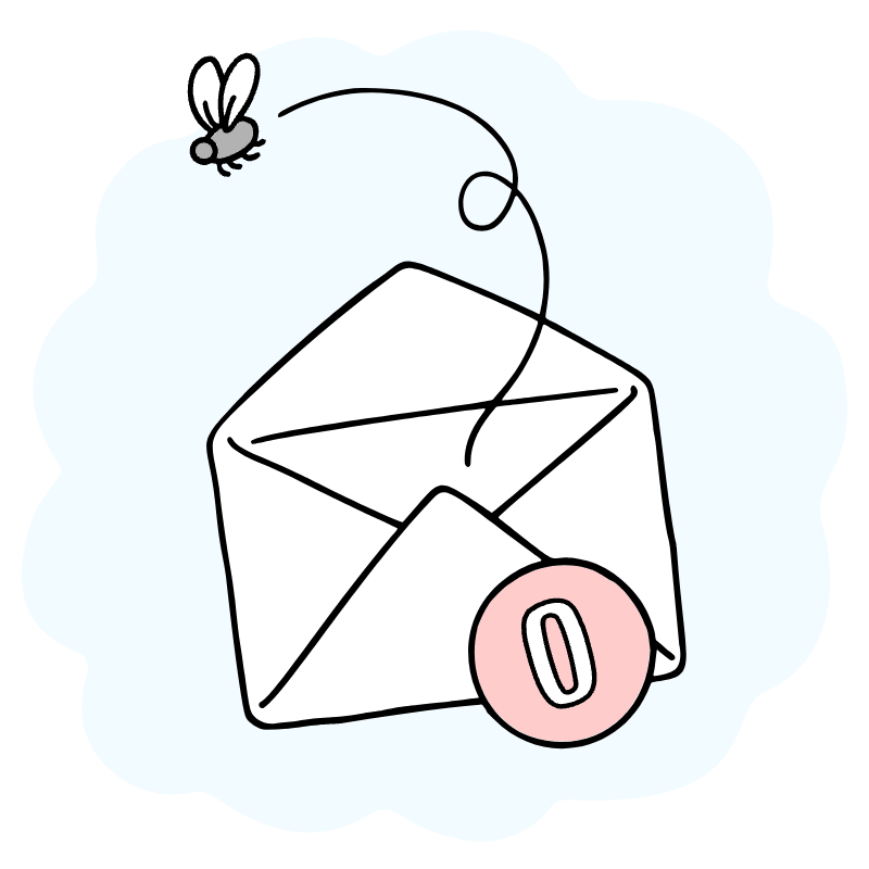 No Mail Illustration from Bruxelles Set