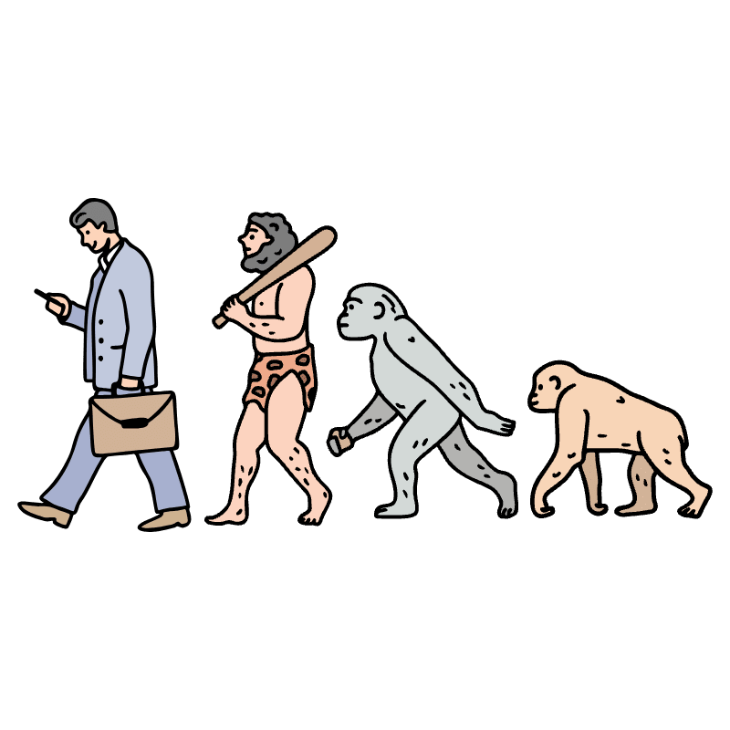 Evolution 1 Illustration from Bruxelles Set