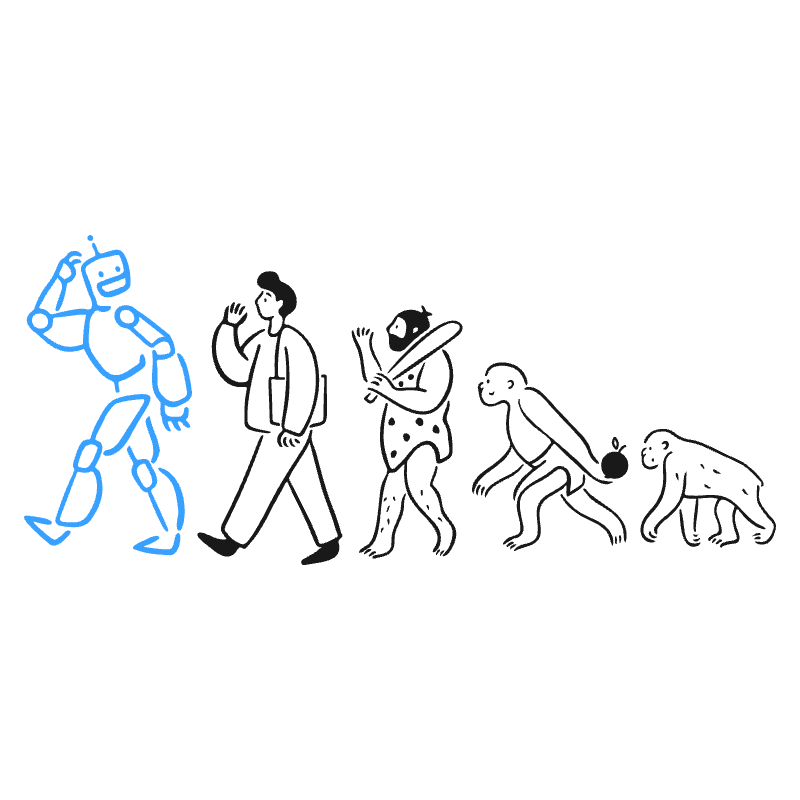 Evolution Illustration from Brooklyn Set