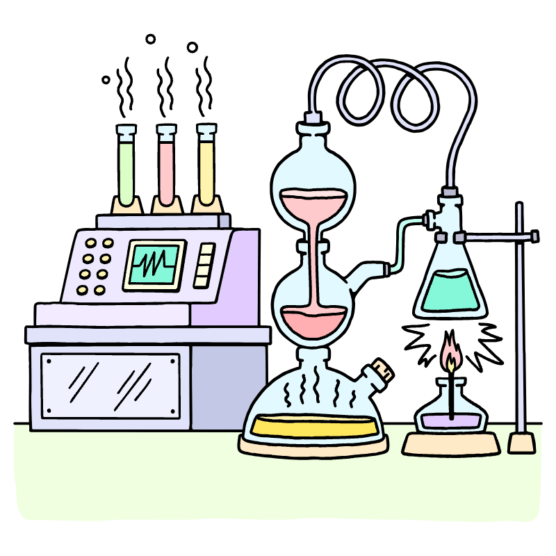 Lab Equipment 2 Illustration from Bruxelles Set