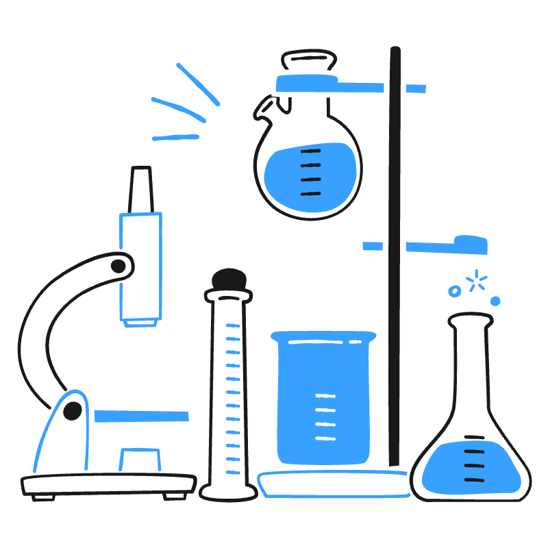 Lab Equipment 2 Illustration from Brooklyn Set