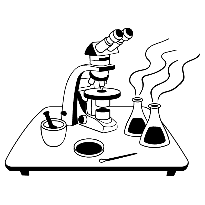 Laboratory Illustration from Milano Set