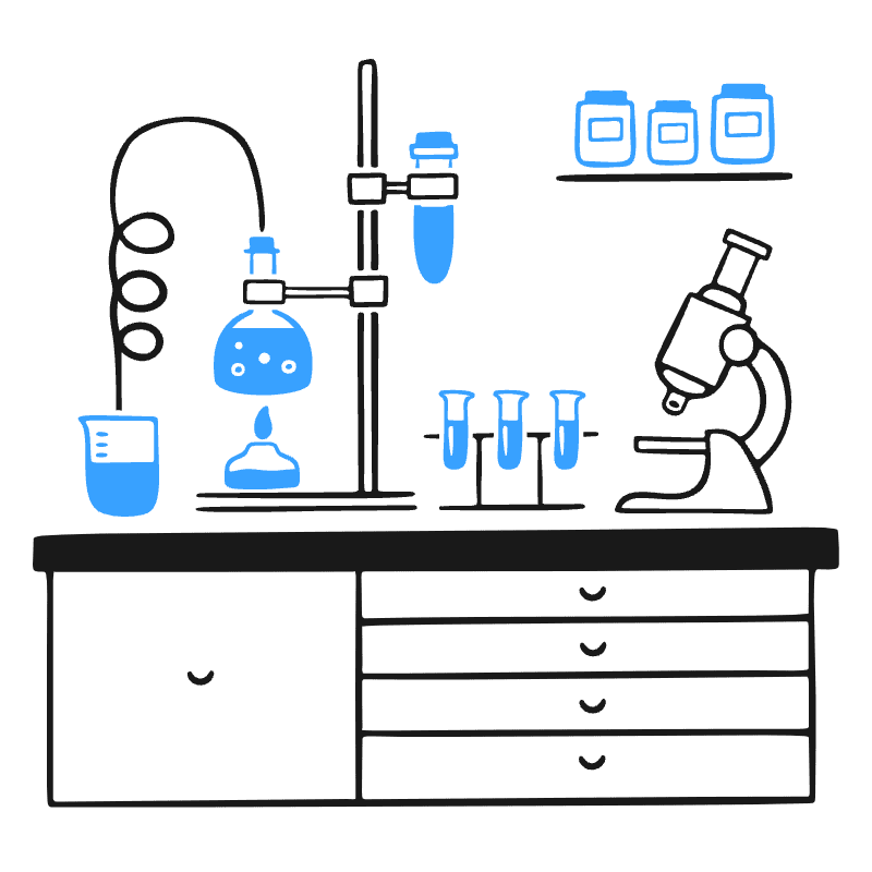 Laboratory Illustration from Brooklyn Set