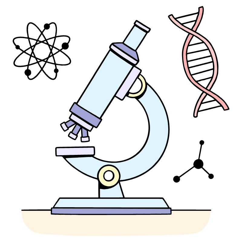 Microscope 2 Illustration from Bruxelles Set