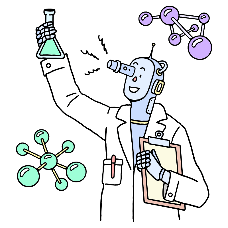Researcher 2 Illustration from Bruxelles Set