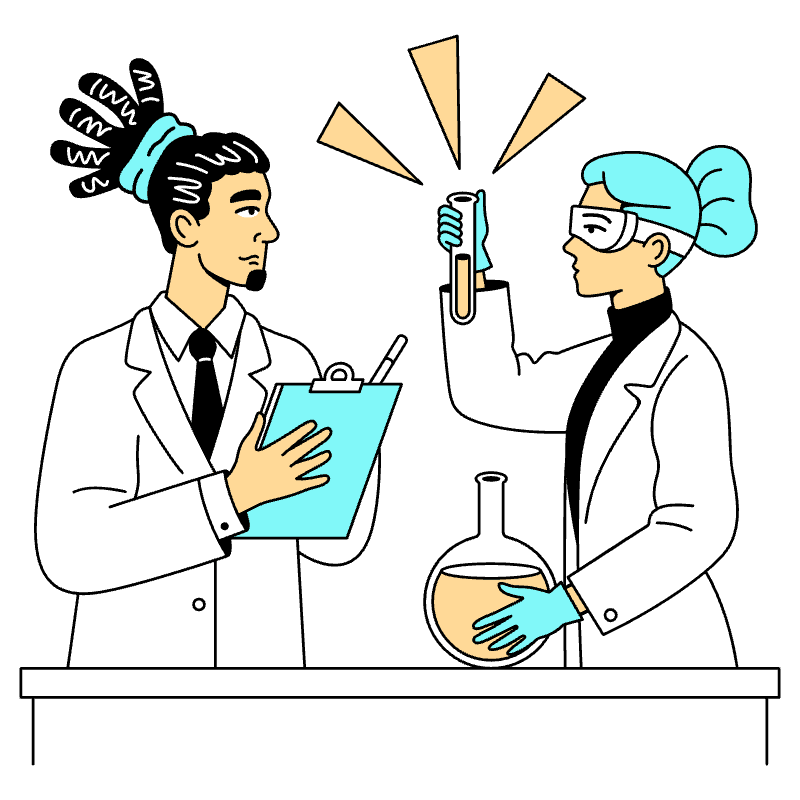 Researchers Illustration from London Set