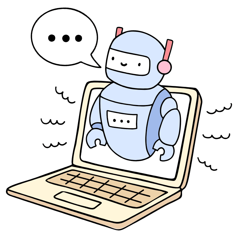 Robot On Laptop 1 Illustration from Bruxelles Set