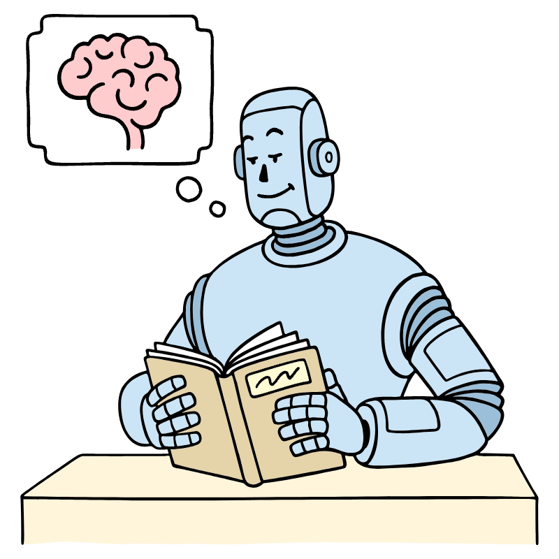 Technology Machine Learning Illustration from Bruxelles Set