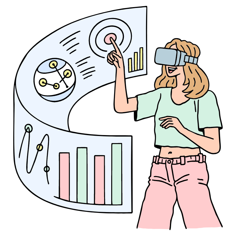 Technology Virtual Reality Illustration from Bruxelles Set