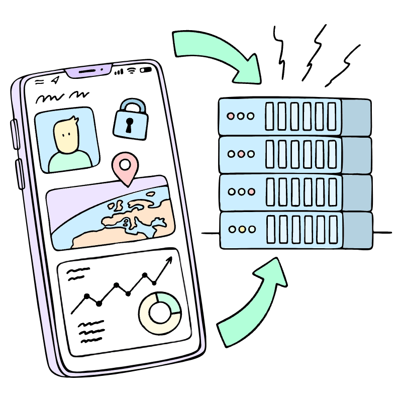 The Gathering Of Data 1 Illustration from Bruxelles Set
