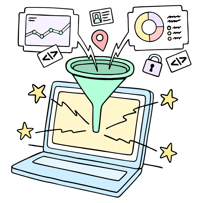 The Gathering Of Data 2 Illustration from Bruxelles Set