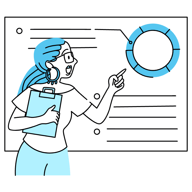 Business Presentation Illustration from Tokyo Duotone Set