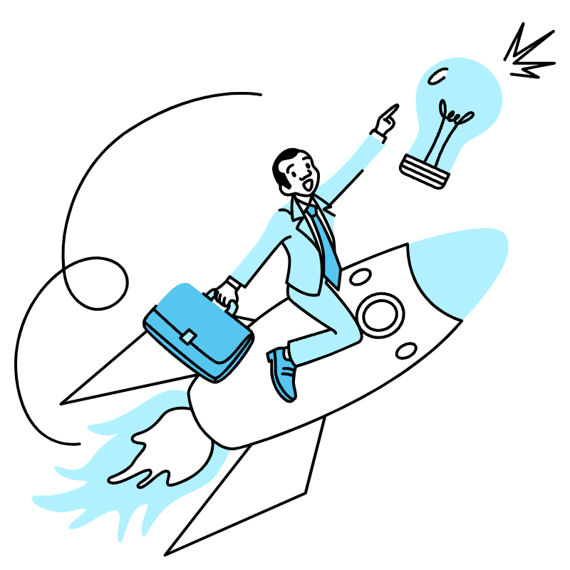 Startup Illustration from Tokyo Duotone Set