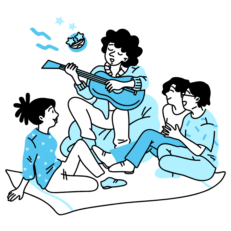 Entertain Illustration from Tokyo Duotone Set