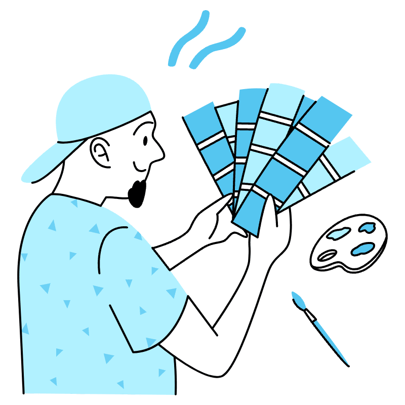 Designer Color Palette Illustration from Tokyo Duotone Set