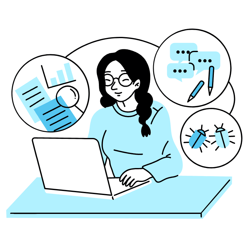 Beta Testing Illustration from Tokyo Duotone Set