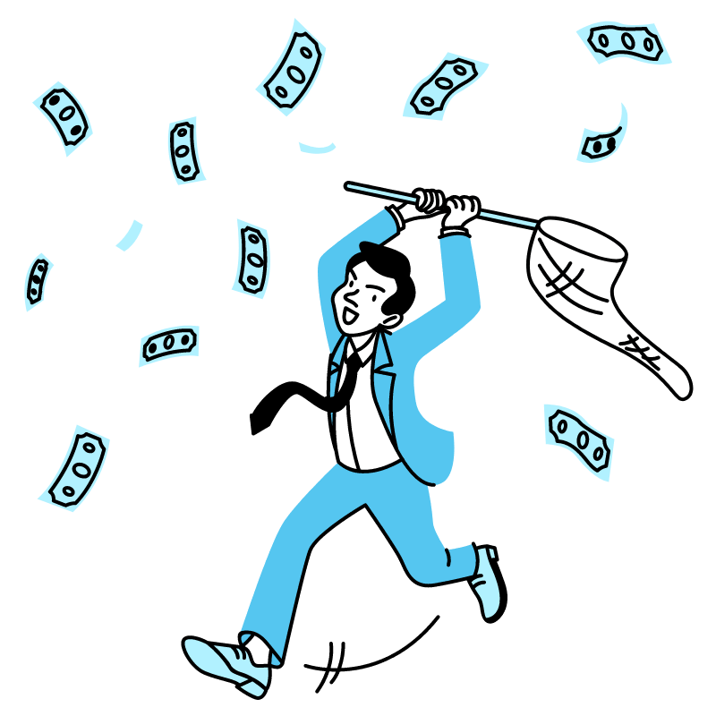 Chasing Money 1 Illustration from Tokyo Duotone Set