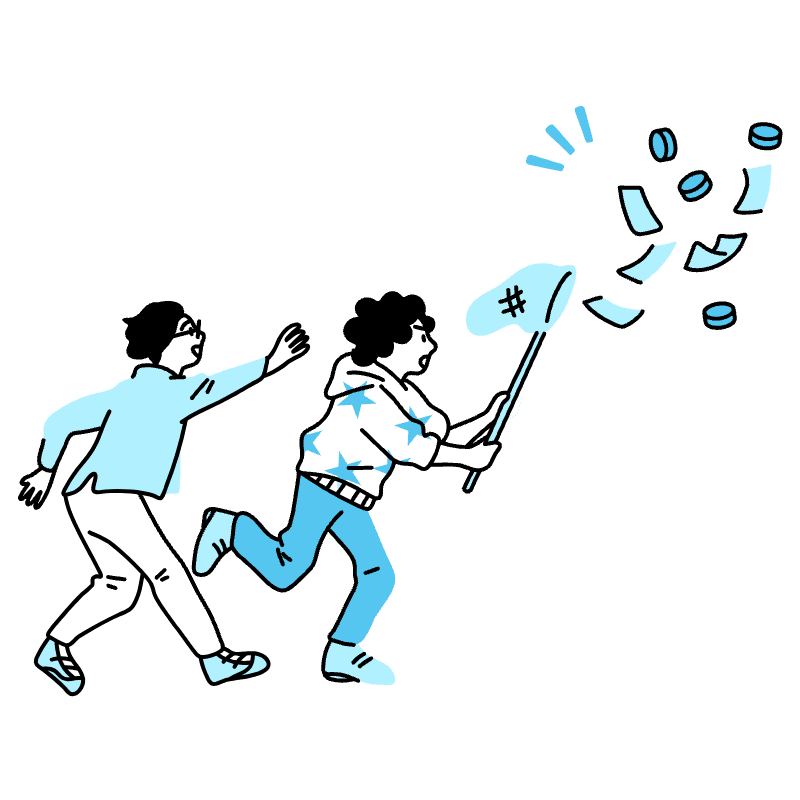 Chasing Money 2 Illustration from Tokyo Duotone Set