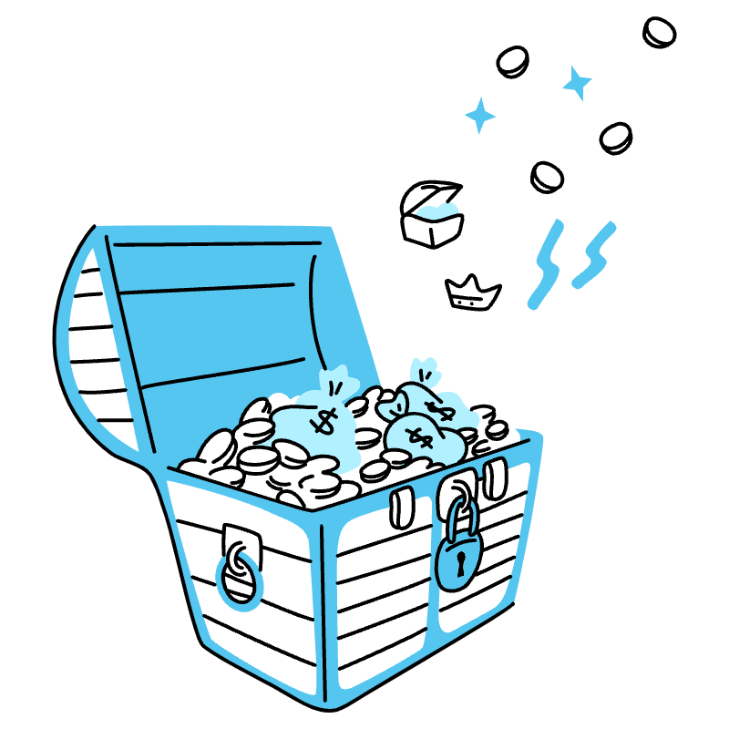 Treasure Chest 1 Illustration from Tokyo Duotone Set