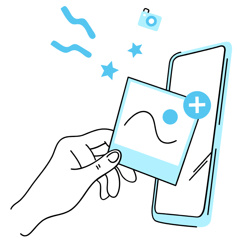 Add Files Media Illustration from Tokyo Duotone Set