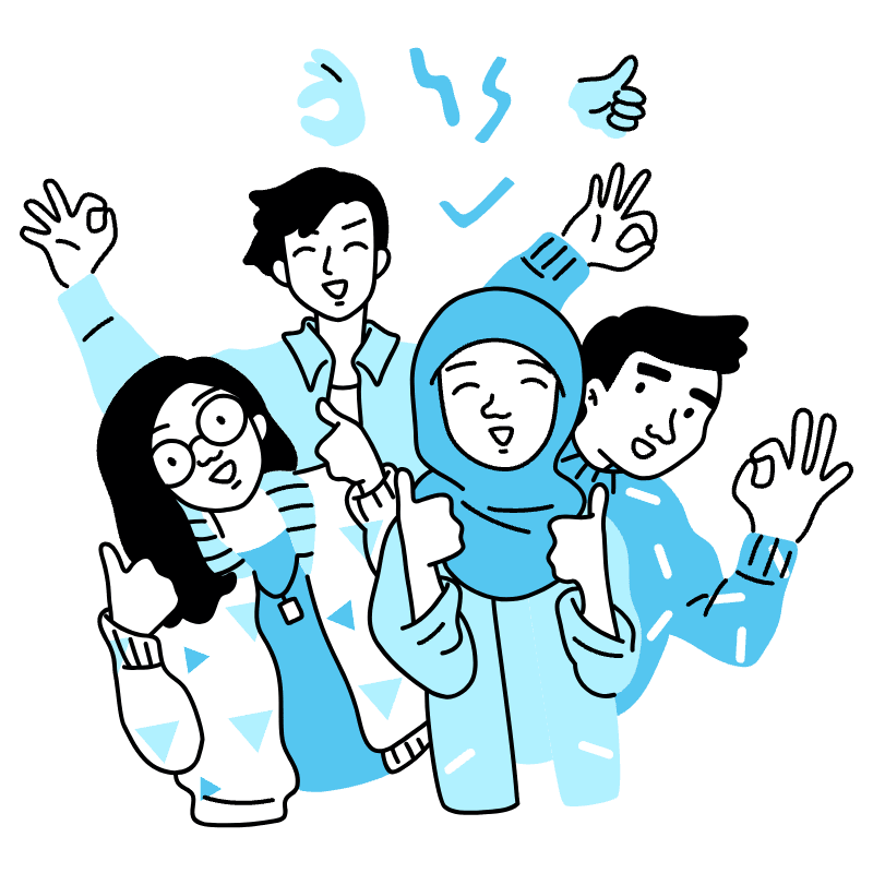 All Good Illustration from Tokyo Duotone Set