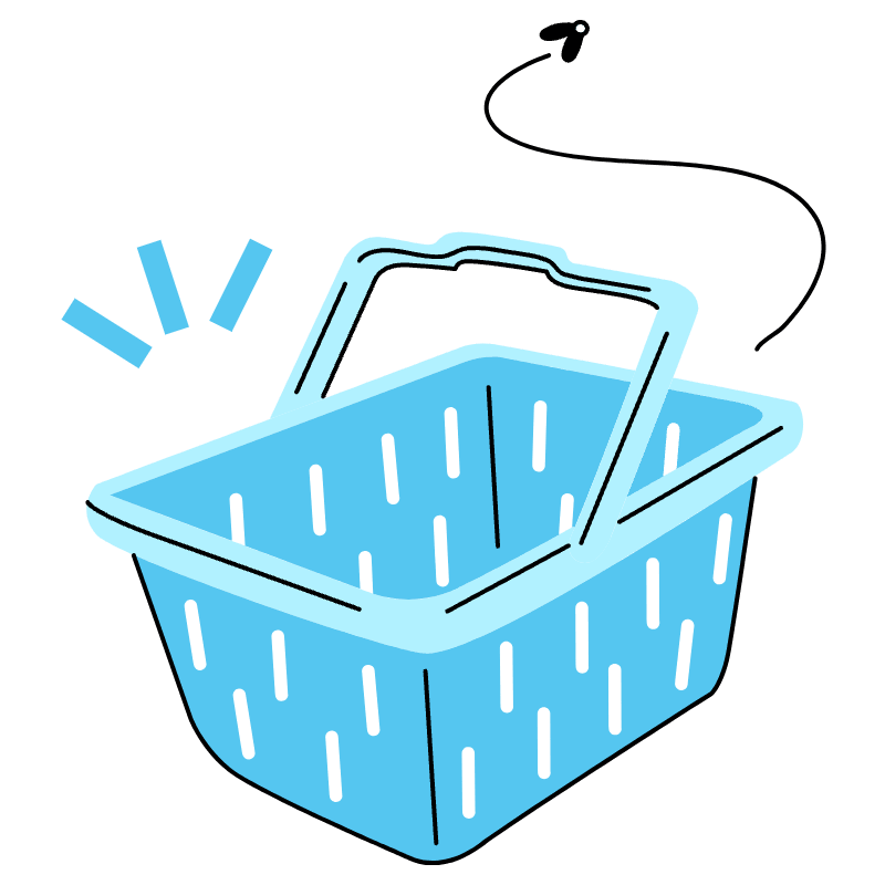 Empty State E Commerce Zero Purchases Illustration from Tokyo Duotone Set