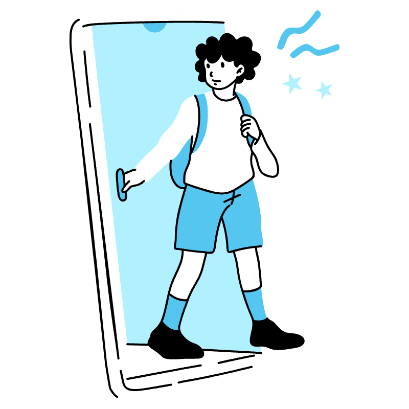 Logged Out Illustration from Tokyo Duotone Set