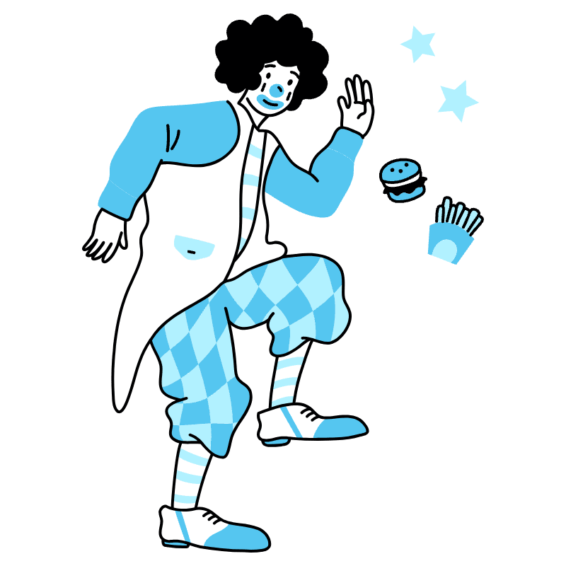 Leisure Food Illustration from Tokyo Duotone Set