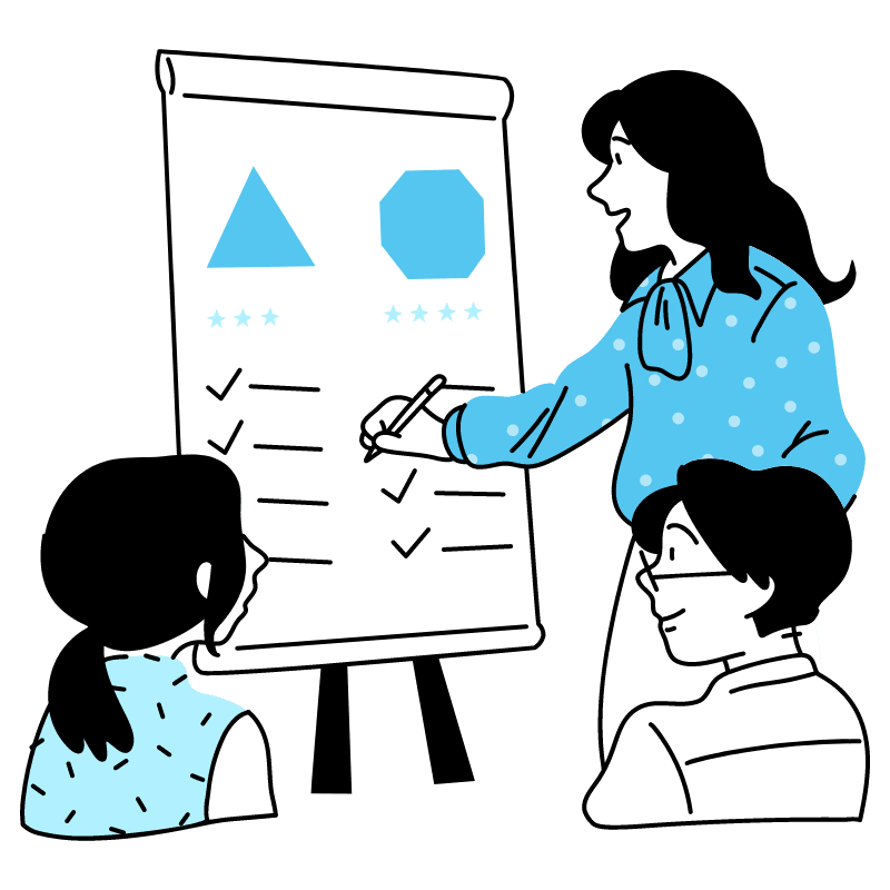 Evaluate Performance Product Illustration from Tokyo Duotone Set