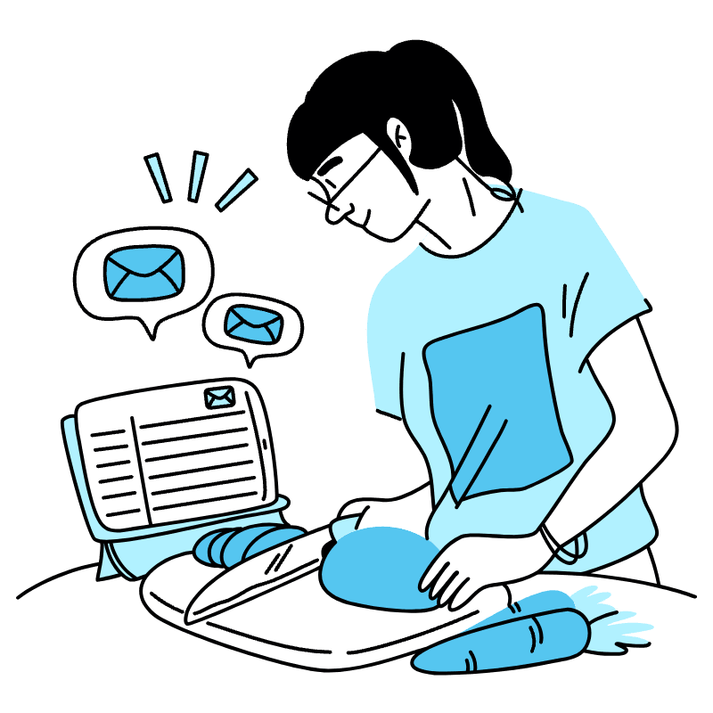 Receive A Notification 1 Illustration from Tokyo Duotone Set