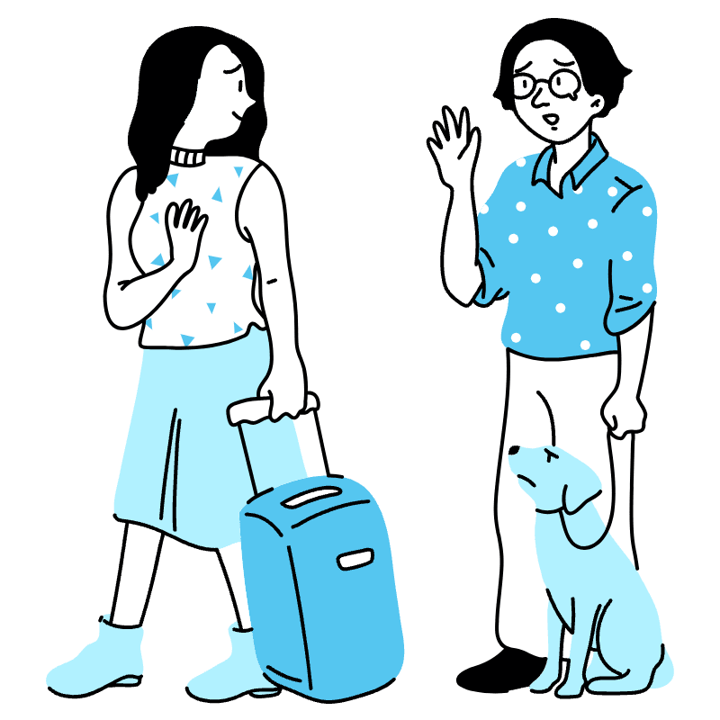 Sad To See You Go Illustration from Tokyo Duotone Set