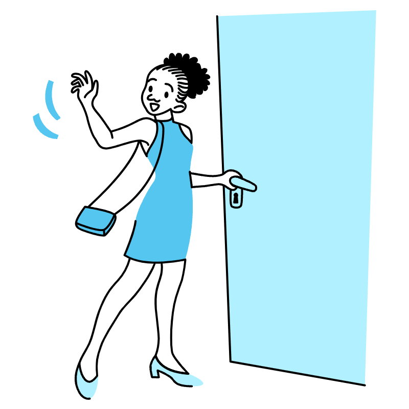 Bye Illustration from Tokyo Duotone Set