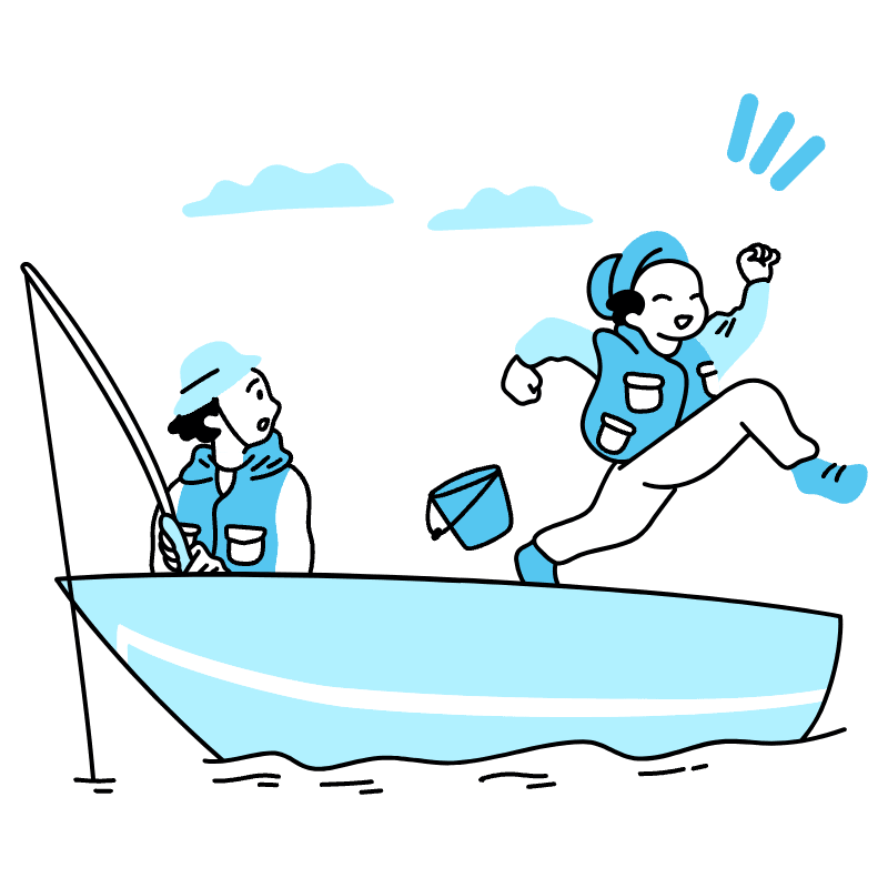 Outside Comfort Zone Illustration from Tokyo Duotone Set