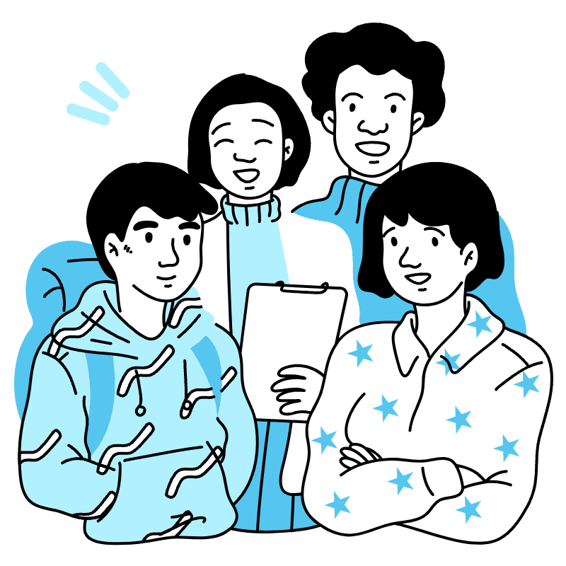 People Illustration from Tokyo Duotone Set