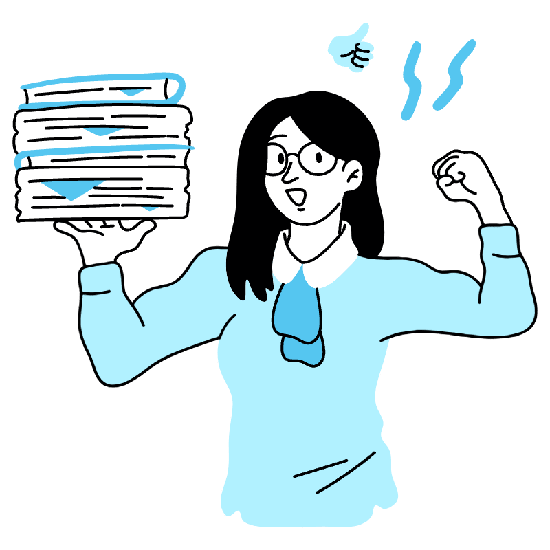 Showing Your Strength Illustration from Tokyo Duotone Set