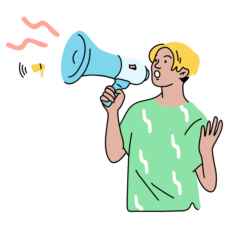 Megaphone 1 Illustration from Tokyo Set