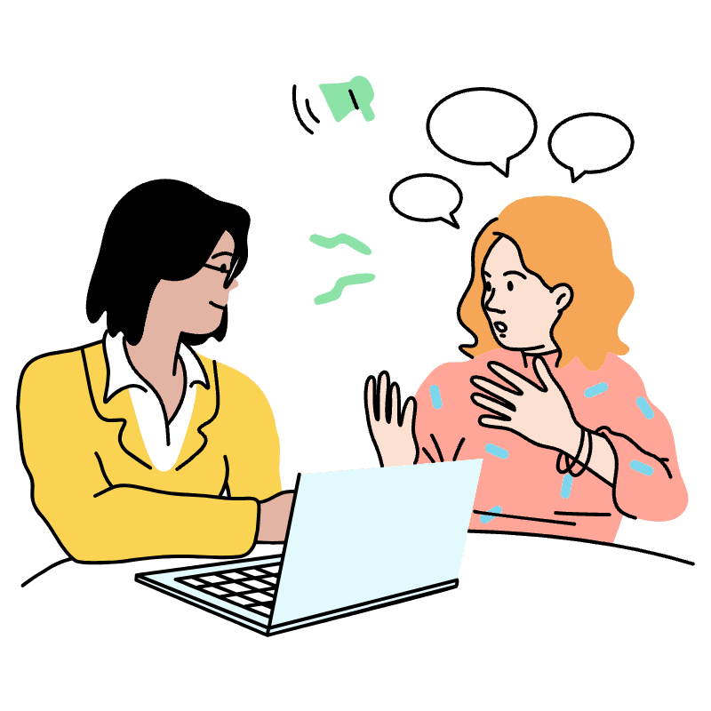 Listening To Feedback Illustration from Tokyo Set