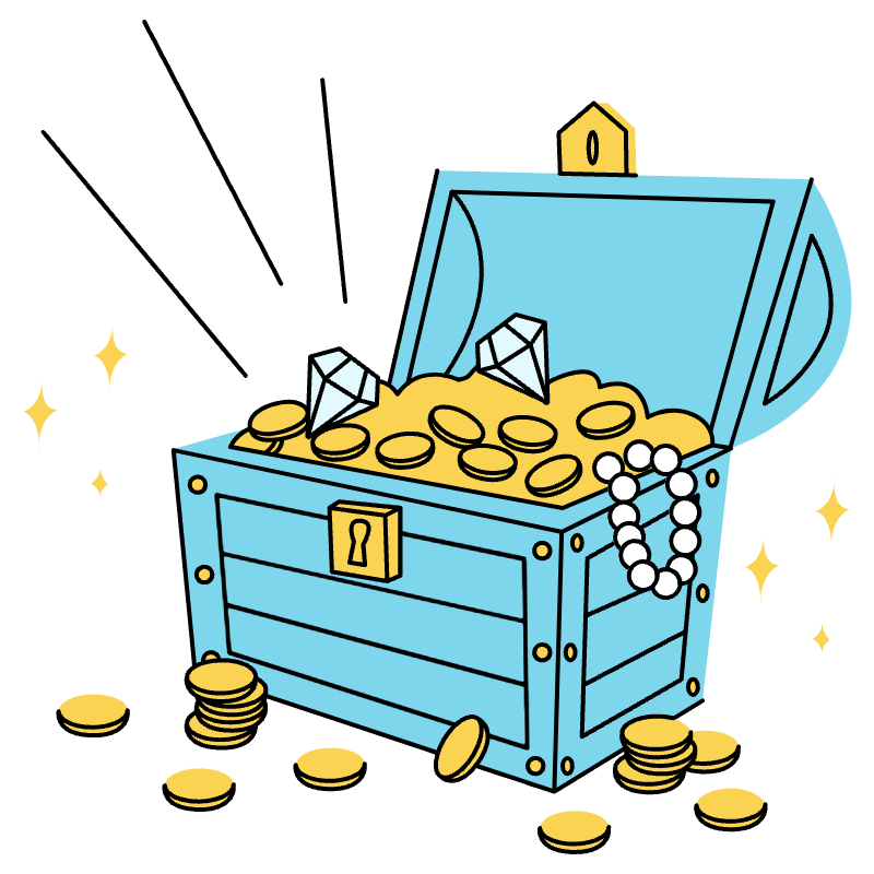 Treasure Chest 2 Illustration from Tokyo Set