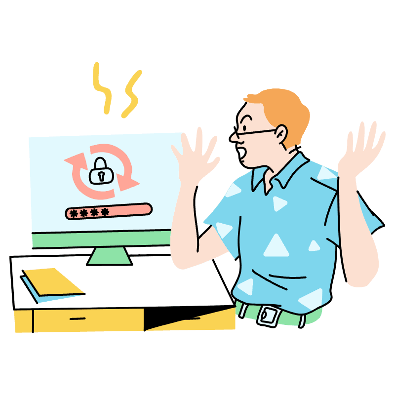 Reset Password Illustration from Tokyo Set