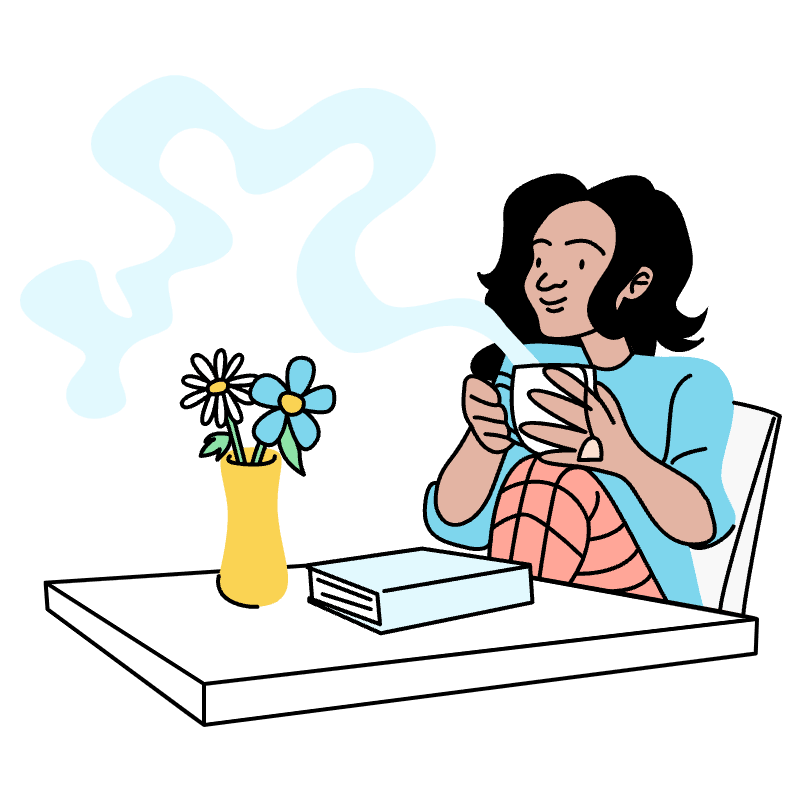 Coffee Tea Illustration from Tokyo Set